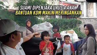 SUAMI DIPENJ4R4 URUS AN4K 4 |TANPA PUNYA UTANG | BANTUAN DARI KDM MAKIN MERINGANKAN