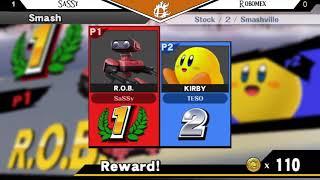 The SmashPack #75 - SaSSy (R.O.B.) vs Robomex (Kirby)