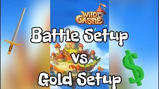 Wild Castle TD Best Strategy - Battle Setup vs Gold Setup