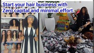 Start your hair business with Zero capital and minimal effort. Say bye bye to urgent 50k and 100k.