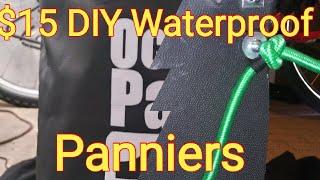 DIY Waterproof Panniers Out Of Dry Bags