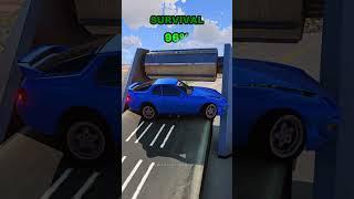 Which Car Will Cross The Broken Bridge  BeamNG.Drive #shorts #beamngdrive