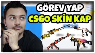 GÖREVLERİ YAP CSGO SKİNİNİ KAP !  | CSGO BEDAVA SKİN KAZANMA !