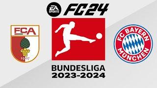 Augsburg vs Bayern Munich | WWK Arena | 2023-24 Bundesliga | EA FC 24