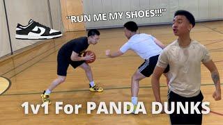 Basketball 1v1 for a FREE Pair Of Nike Dunk Panda Lows. (If I lose, He Takes the Shoes Off My Feet)