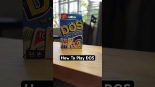 How to Play DOS  #dos #unocardgame #howtoplay #shorts