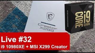 Overclocking 10980XE + MSI X299 Creator