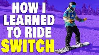 How I learned to Snowboard SWITCH the easy way...