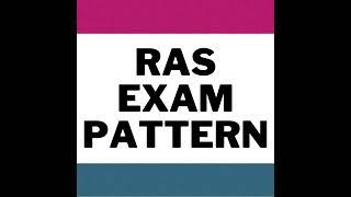 ras exam pattern