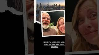 PM Modi with Giorgia Meloni Selfie breaks internet #pmmodi #meloni #shorts @drukparida_research