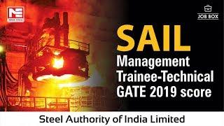 SAIL Recruitment through GATE 2019 score : MADE EASY JOB BOX