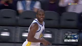 Chris Paul looks so happy to score over Victor Wembanyama