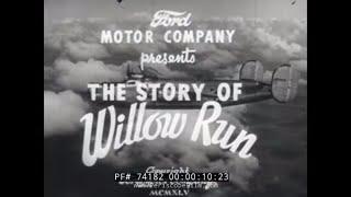 BUILDING THE B-24 BOMBER DURING WWII  " STORY OF WILLOW RUN " 74182