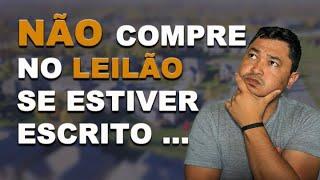 3 TIPOS DE IMÓVEIS PARA EVITAR DE QUALQUER MANEIRA NOS LEILÕES JUDICIAIS DE IMÓVEIS