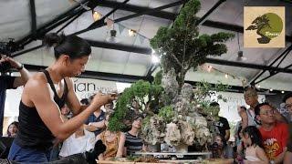 BONSAI MASTER MASASHI HIRAO - bonsai art Performance / Malaysia Penang 2016