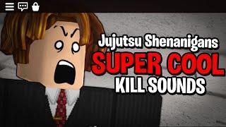 SUPER COOL CUSTOM KILL SOUNDS | ROBLOX Jujutsu Shenanigans Custom kill sound ids