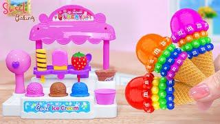 Rainbow Ice Cream IdeasHow To Make Miniature Rainbow Ice Cream Cake Decorating IdeasSweet Baking