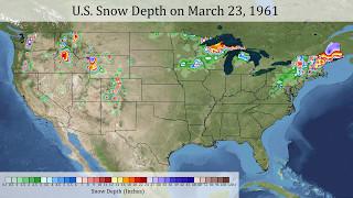 Daily U.S. Snow Depth 1950-2015 (Fast Version)