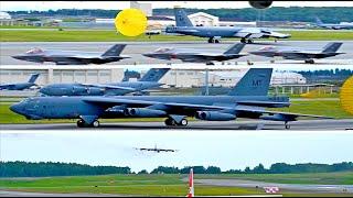 Breathtaking Arrival: Two B-52H Bombers Touch Down in Alaska