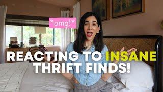 REACTING TO YOUR INSANE THRIFT FINDS!