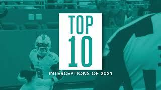 Dolphins Top 10 Interceptions | Best of 2021 | Miami Dolphins  | NFL