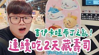 Vlog｜吉伊卡哇布丁之亂！連續吃2天藏壽司！#有抽獎 #Chiikawa #ちいかわ #くら寿司