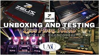 UNBOXING AND TESTING | ZEUS PEARL 1024B LIGHTING CONTROLLER | Palit Unit from American Live 1024B