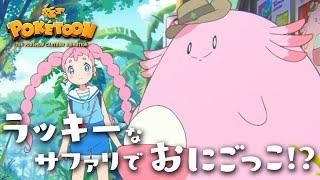 【公式】ポケモンアニメ「ラッキーなサファリでおにごっこ！？」【POKÉTOON】