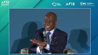 Herbert Wigwe, CEO of Access Holdings, speaking at AFIS