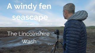 A windy fen seascape at the Lincolnshire wash : Landscape Photography