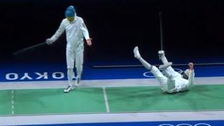 Display Of Fencing Elegance| Highlights Mohamed Elsayed  v Igor Reizlin  QF Tokyo Olympics