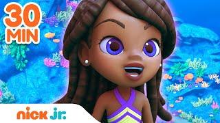 Mermaid Lorelai's Ocean Rescues!  30 Minute Compilation  Santiago of the Seas | Nick Jr.