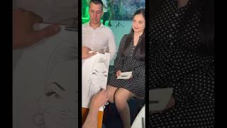 His Reaction to the Caricature Was Priceless #drawing #shorts #speeddrawing #sketch