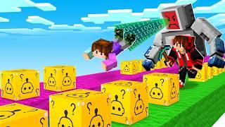 CHATGPT Lucky Block Race in Minecraft !!!