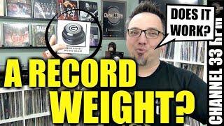 Are record weights worthwhile? Checking out the Groovewasher record stabilizer weight