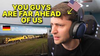 American reacts to Advanced German Railroad Machinery