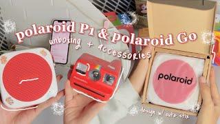 polaroid P1 & polaroid Go unboxing + accessories 