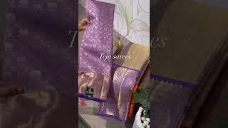 Pure Kanchipattu Sarees From Teja Sarees #purekanjivaram #lavender