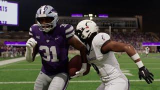 Kansas State vs Cincinnati - NCAA Football 11/23 Full Game Highlights (College Football 25 Sim)