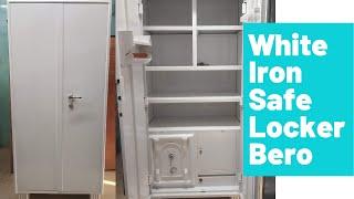 White Iron Safe Bero | Heavy Iron Safe Locker Almirah | Almirah Manufacturer in chennai