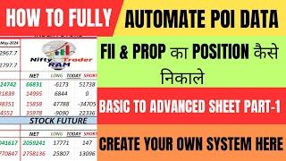 FII F&O Data automation | Automate  Fii F&O data : A Step-by-step Guide! |  F&O Data Automate