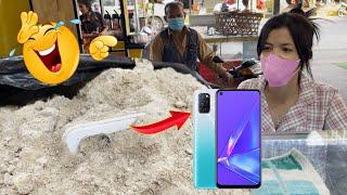 Restoring Destroyed Phone  Stuck in concrete , Restore OPPO A92 Cracked