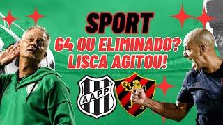 SPORT PODE IR DA VICE-LIDERANÇA DA SÉRIE B AO SEXTO LUGAR NESTA RODADA! OU SEJA DE G4 A ELIMINADO!