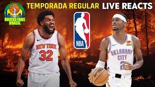 AO VIVO: NEW YORK KNICKS 101x126 OKC THUNDER - TEMPORADA REGULAR NBA 2024-2025 - 10/01/2024