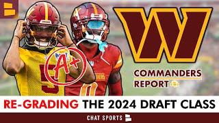 Commanders News: Re-Grading Washington’s 2024 Draft Class (So Far) Ft. Jayden Daniels