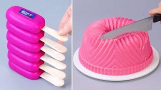  Coolest PINK Chocolate Cake Decorating | So Yummy Dessert Idea | Homemade Cake Decoration