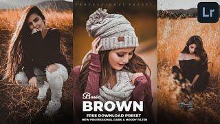 Lightroom Amazing Viral Brown Tone Color Effect | Lightroom Free Mobile Preset Download