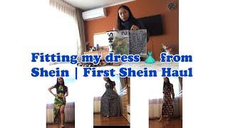 Fitting my dress from Shein | First Shein Haul || Merbel The Explorer