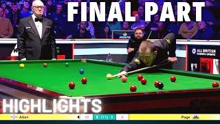 Mark Allen vs Jackson Page UK Championship 2024!Final Part!