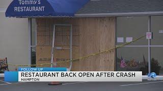 Tommy's Restaurant in Hampton reopens after car crash